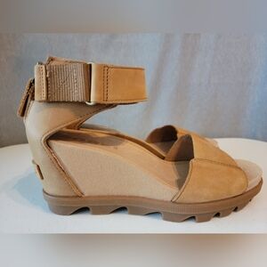 NWOT Sorel Joanie II Ankle Strap Wedge Sandals